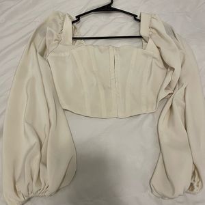 Urban Outfitters corset long sleeve top